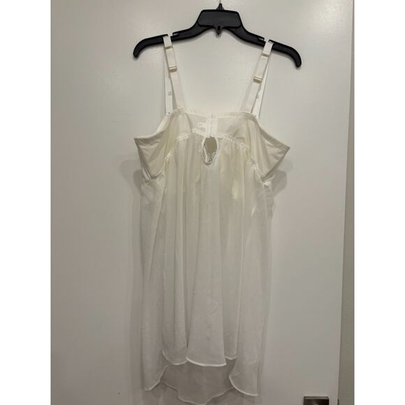 Lane Bryant White Lace BabyDoll 44DD -Like New - Picture 2 of 5